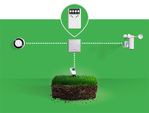Fibaro Z-Wave Smart Implant - Garden.