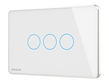 Hogar Z-Wave Prima Touch Switches - Three Touch Switch
